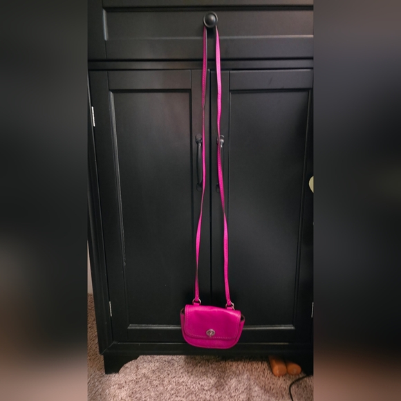 Coach Park Mini Crossbody Bag Magenta Pink F49872 - Picture 9 of 9